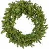 Fraser Hill Farm 60" Grandland Green Christmas Décor Wreath With Multi-Color LED Lights